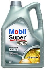 Automobilio variklio tepalas Mobil Super 3000 VC, 0W-30, 5l kaina ir informacija | Mobil Autoprekės | pigu.lt