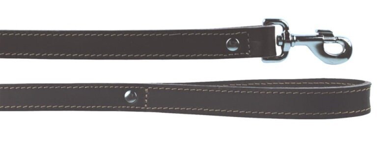 Pavadėlis Zolux Leather Lead, rudas, 1 m kaina ir informacija | Pavadėliai šunims | pigu.lt