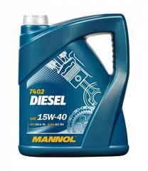 Automobilio variklio tepalas Mannol Diesel, 15W-40, 5l цена и информация | Другие масла | pigu.lt