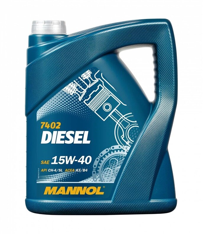 Automobilio variklio tepalas Mannol Diesel, 15W-40, 5l kaina ir informacija | Kitos alyvos | pigu.lt