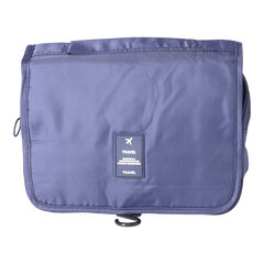 Kelioninis pakabinamas kosmetikos reikmenų krepšys, mėlynas kaina ir informacija | Kuprinės ir krepšiai | pigu.lt