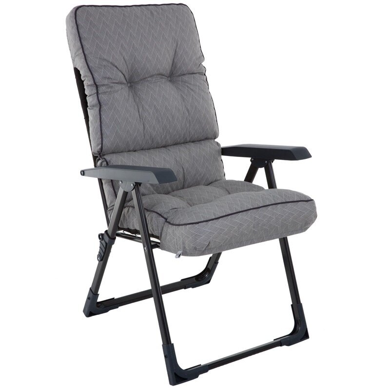 Lauko kėdė Royal lux, pilka цена и информация | Lauko kėdės, foteliai, pufai | pigu.lt