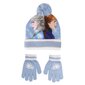 Kepurės ir pirštinių komplektas mergaitėms Frozen S0737899, mėlynas kaina ir informacija | Kepurės, pirštinės, šalikai mergaitėms | pigu.lt