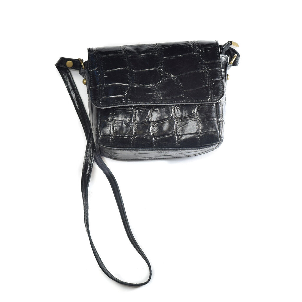 Women's Handbag Firenze Artegiani FA411414-BLACK Black (17 x 18 x 6 cm) kaina ir informacija | Moteriškos rankinės | pigu.lt