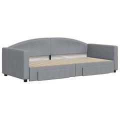 Sofa-lova vidaXL, 90x200 cm, pilka kaina ir informacija | Lovos | pigu.lt