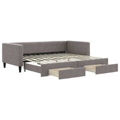 Sofa-lova vidaXL, 90x200 cm, pilka kaina ir informacija | Lovos | pigu.lt