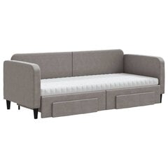 Sofa-lova vidaXL, 80x200 cm, pilka kaina ir informacija | Lovos | pigu.lt