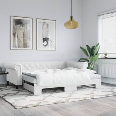 Sofa-lova vidaXL, 90x200 cm, balta kaina ir informacija | Lovos | pigu.lt