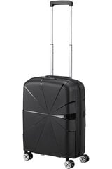 Чемодан для ручной клади American Tourister Starvibe Spinner Black, 55 см цена и информация | Чемоданы, дорожные сумки  | pigu.lt