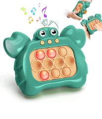 Edukacinis žaislas Crab Pres Pop It, žalias kaina ir informacija | Lavinamieji žaislai | pigu.lt