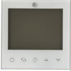 Šildymo termostatas grindų šildymui su dideliu LCD ekranu ir Wi-Fi, baltas kaina ir informacija | Priedai šildymo įrangai | pigu.lt