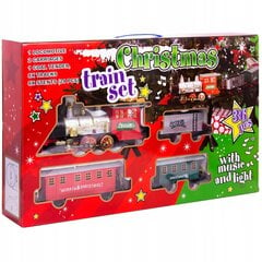 Kalėdinio traukinio ir trasos rinkinys kaina ir informacija | Žaislai berniukams | pigu.lt