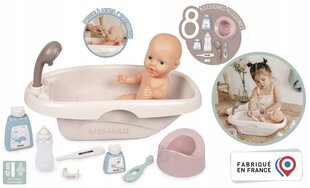 Lėlės vonia su priedais Smoby цена и информация | Игрушки для девочек | pigu.lt