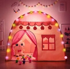 Vaikiška palapinė Kruzzel, rožinė kaina ir informacija | Vaikų žaidimų nameliai | pigu.lt