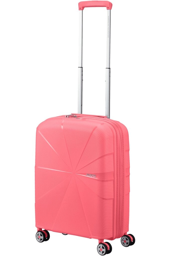 Mažas lagaminas American Tourister Starvibe Spinner S, 55cm, rožinis kaina ir informacija | Lagaminai, kelioniniai krepšiai | pigu.lt