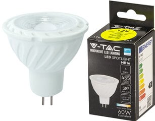 LED lempa 12V MR16/GU5.3/6W/445lm/38° kaina ir informacija | V-TAC Buitinė technika ir elektronika | pigu.lt