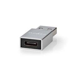 Adapterio USB-C lizdas - USB-A jungtis, sidabrinė kaina ir informacija | Krovikliai telefonams | pigu.lt