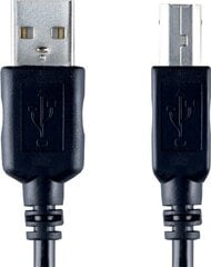Valueline, USB A, USB Type B, 2m цена и информация | Кабели и провода | pigu.lt