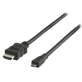 Valueline, HDMI-Micro, HDMI, 1.4m kaina ir informacija | Kabeliai ir laidai | pigu.lt