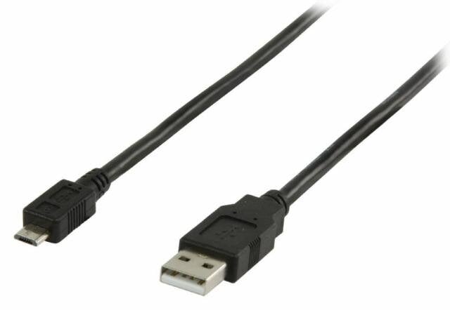 Valueline, USB, micro USB, 2m kaina ir informacija | Kabeliai ir laidai | pigu.lt