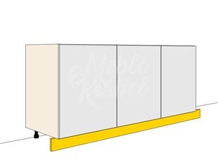 Cokolis Liveo, 280 cm pilkas цена и информация | Комплектующие для кухонной мебели | pigu.lt