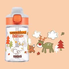 Бутылка детская Sigg Miracle Woodland 0,35 л, оранжевая цена и информация | Бутылочки и аксессуары | pigu.lt