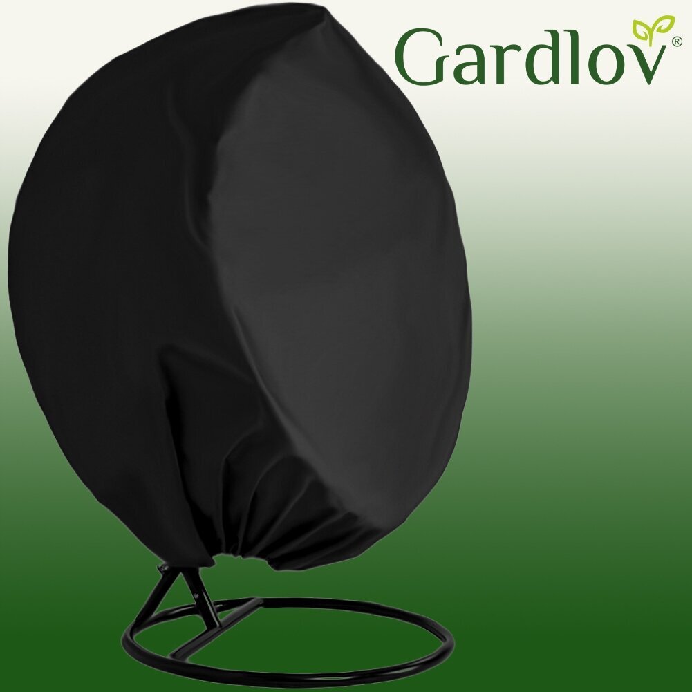 Pakabinamo krėslo uždangalas Gardlov, 155x225x155 cm, juodas цена и информация | Pagalvės, užvalkalai, apsaugos | pigu.lt