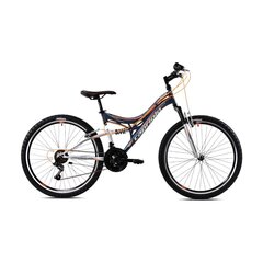 Товар с повреждённой упаковкой. Молодежный велосипед Capriolo CTX 260 26 серый-оранжевый, рама 16 цена и информация | Товары для спорта, отдыха, туризма с поврежденной упаковкой | pigu.lt