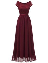 Длинное женское платье DressTells, красное цена и информация | Платья | pigu.lt
