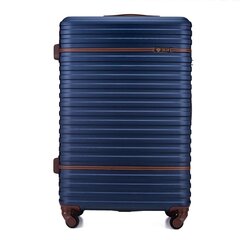Didelis lagaminas Solier, L, mėlynas kaina ir informacija | Lagaminai, kelioniniai krepšiai | pigu.lt