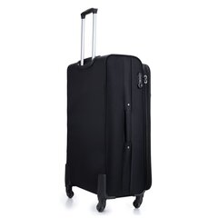 Didelis lagaminas Solier, XL, juodas/žalias kaina ir informacija | Lagaminai, kelioniniai krepšiai | pigu.lt