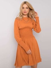 Женское коктейльное платье, оранжевое цена и информация | Платья | pigu.lt