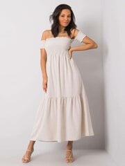Suknelė moterims Rue Paris, smėlio spalvos kaina ir informacija | Suknelės | pigu.lt