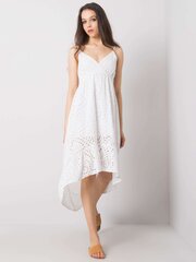 Женское коктейльное платье, белое  цена и информация | Платья | pigu.lt
