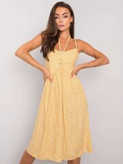Suknelė moterims Rue Paris, geltona цена и информация | Платья | pigu.lt