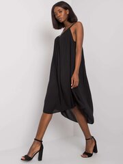 Женское черное повседневное платье цена и информация | Платья | pigu.lt