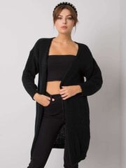 Kardiganas moterims Och Bella, juodas kaina ir informacija | Megztiniai moterims | pigu.lt