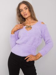 Megztinis moterims Rue Paris, violetinis kaina ir informacija | Megztiniai moterims | pigu.lt