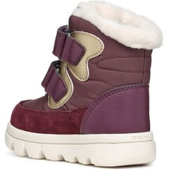 Geox auliniai batai mergaitėms Willaboom, raudoni цена и информация | Ботинки детские | pigu.lt
