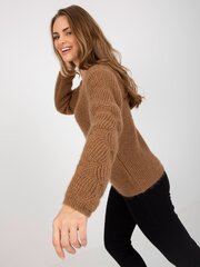Классический женский свитер верблюжий цена и информация | Женские кофты | pigu.lt