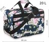 Kelioninis krepšys Zagatto, gėlėtas, 40x25x20 cm kaina ir informacija | Lagaminai, kelioniniai krepšiai | pigu.lt