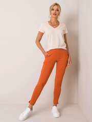 Спортивные штаны женские, оранжевые цена и информация | Брюки | pigu.lt