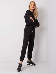 Женские спортивные штаны RUE PARIS, черные  цена и информация | Женские брюки | pigu.lt