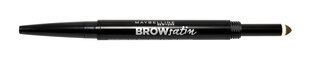 Карандаш  И Пудра Для Бровей Maybelline brow satin duo<br /> maybelline цена и информация | Карандаши, краска для бровей | pigu.lt