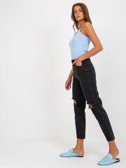 Черные женские джинсы Regular  цена и информация | Женские джинсы | pigu.lt