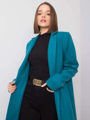 Paltas moterims Rue Paris, mėlynas цена и информация | Женские пальто | pigu.lt