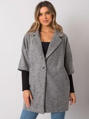 Пальто из графитового букле RUE PARIS  цена и информация | Женские пальто | pigu.lt
