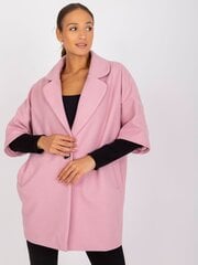 женское пальто из альпаки грязно-розового цвета с карманами eveline цена и информация | Женские пальто | pigu.lt