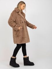 Шубка для женщин, коричневая цена и информация | Женские пальто | pigu.lt
