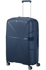 American Tourister средний чемодан  Starvibe Spinner Navy M 67 см, цена и информация | Чемоданы, дорожные сумки  | pigu.lt